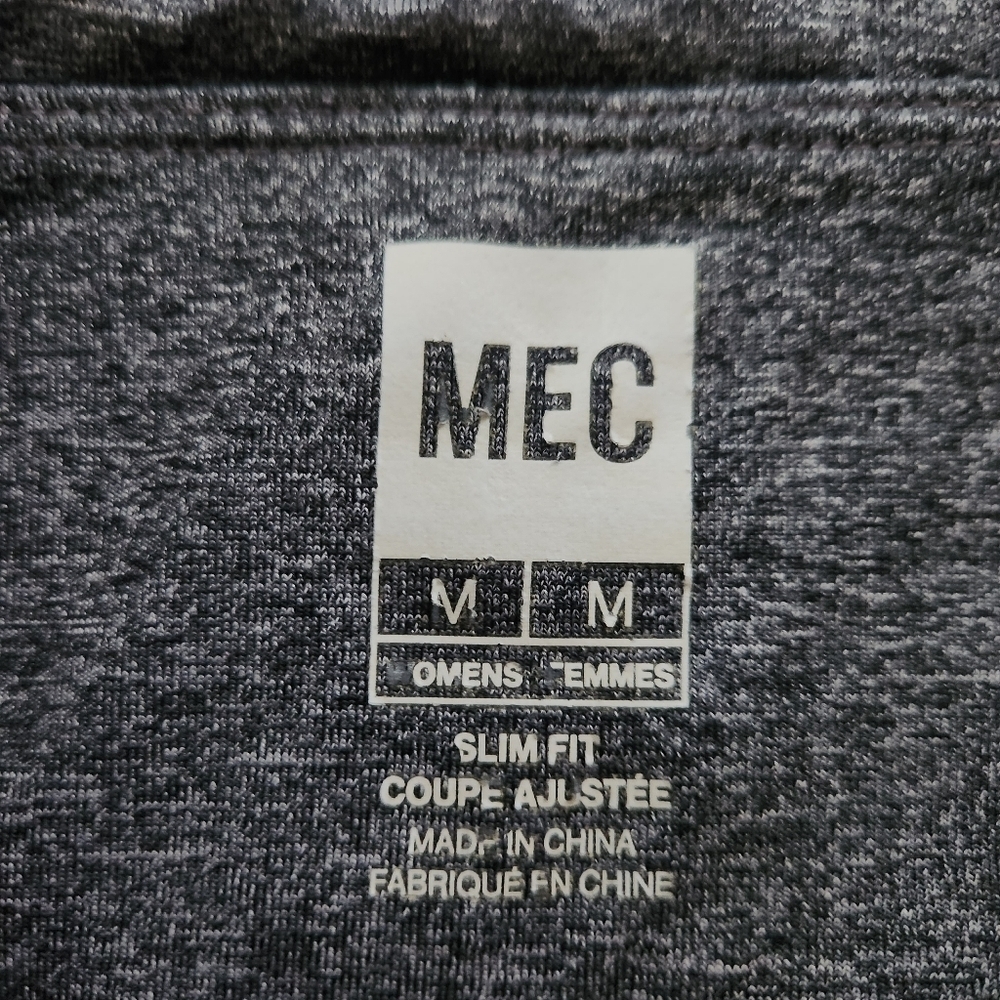 MEC Lotus Capris Activewear Running Yoga Climbing Gray – size M - Picture 7 of 10